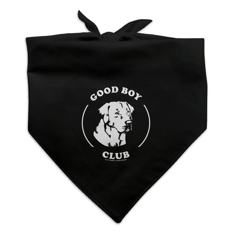 GRAPHICS & MORE Good Boy Club Dog Funny Humor Dog Pet Bandana - Image 1